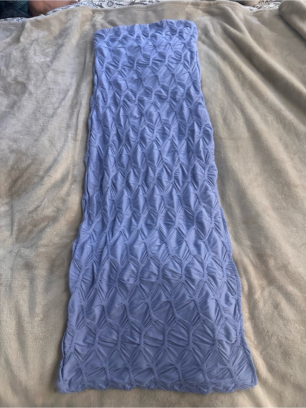 Textured Lilac Tube dress